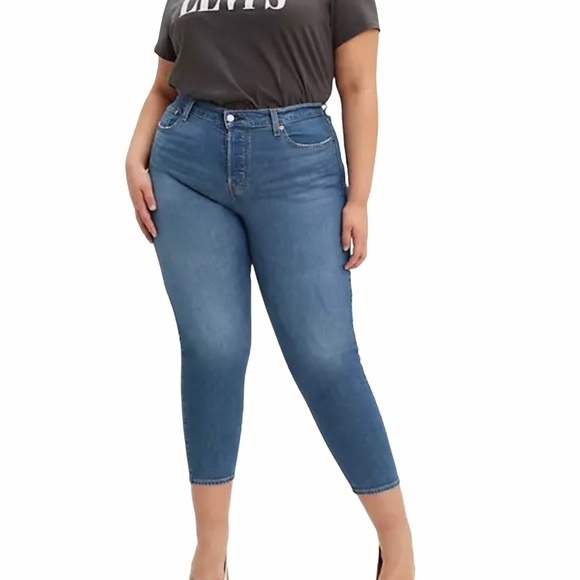 Levi's Plus Size High Rise Wedgie Fit Skinny Jeans - Picture 1 of 14